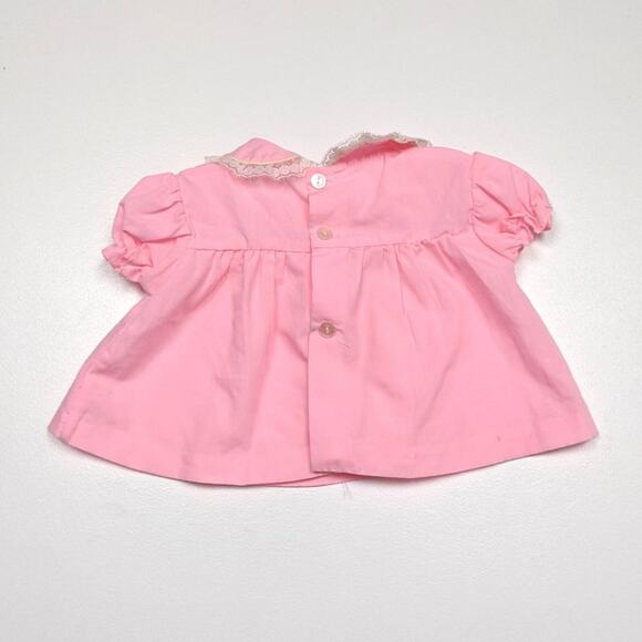 Vintage Babyfair Swing Top Baby Girls Size 0-6m Bright Pink - Picture 2 of 3